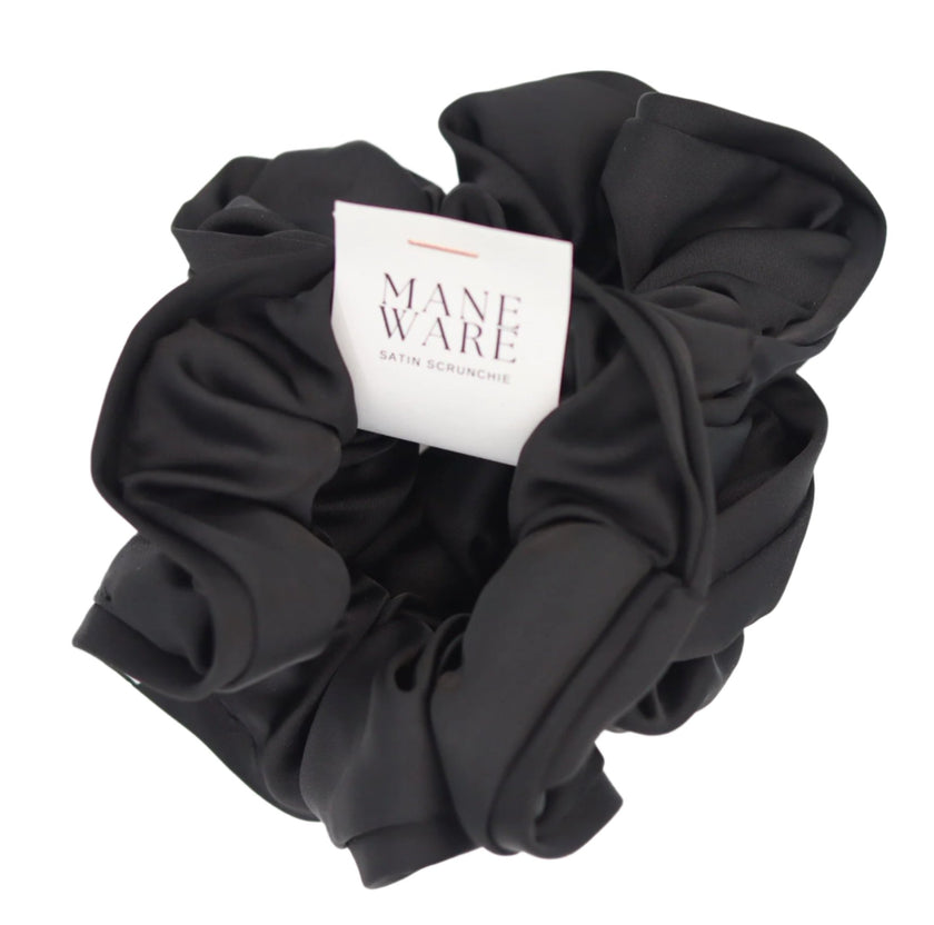 SATIN SCRUNCHIE 6 PACK